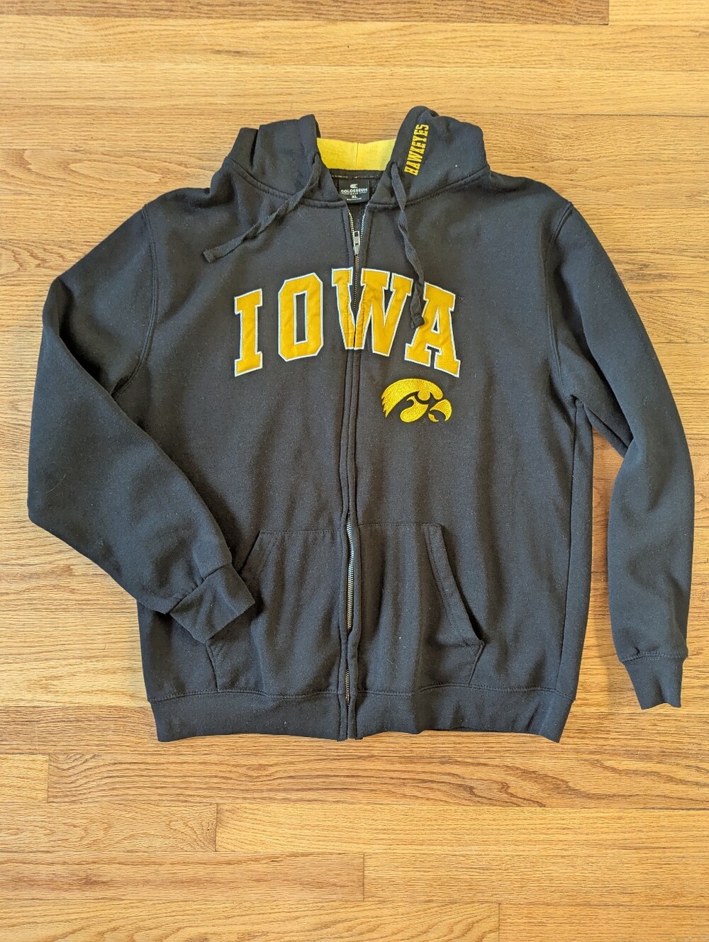 Iowa Full-Zip Hoodie, XL